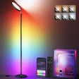 CINOTON Smart LED Floor Lamp, RGBCW Corner Lamp Works with Alexa, 2000LM Color Changing Standing Lamp with 16 Million DIY Colors,Music Sync,Torchiere Tall lamp for Living Bedroom Room,APP/Voice/Remote Control