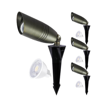 Low Voltage Landscape Spotlights - 4 Pack